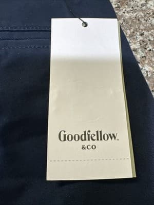 New 33X30 Goodfellow Co. Men's Slim Fit Chino NWT - Thumbnail 4