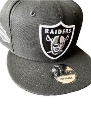 New Era 9FIFTY Las Vegas Raiders NFL Football Snapback Cap Hat Black - Thumbnail 11