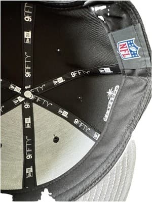 New Era 9FIFTY Las Vegas Raiders NFL Football Snapback Cap Hat Black - Thumbnail 8