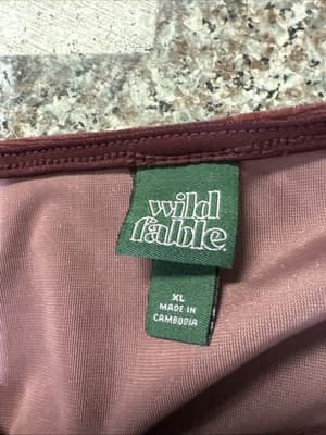 Wild Fable Rose Velvet Dress Size XL - NEW with TAGS - Thumbnail 2