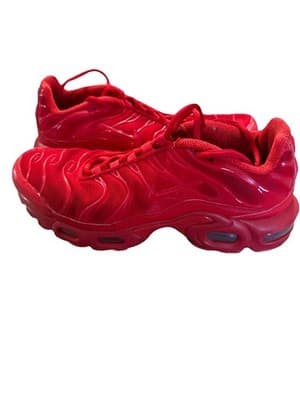 Nike Air Max Plus TN RED Athletic Shoes Sneakers Sz 7Y 655020-053 - Thumbnail 3