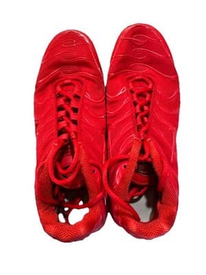 Nike Air Max Plus TN RED Athletic Shoes Sneakers Sz 7Y 655020-053 - Thumbnail 7