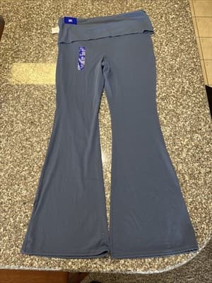 Joy Lab Bootcut Yoga Pant Blue Low Rise Regular Length Size XL NEW - Thumbnail 4