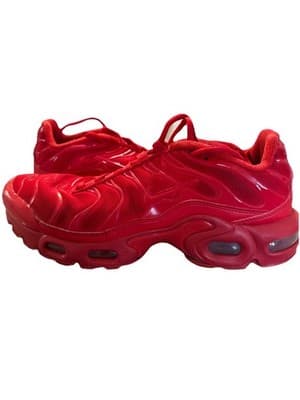 Nike Air Max Plus TN RED Athletic Shoes Sneakers Sz 7Y 655020-053 - Thumbnail 4