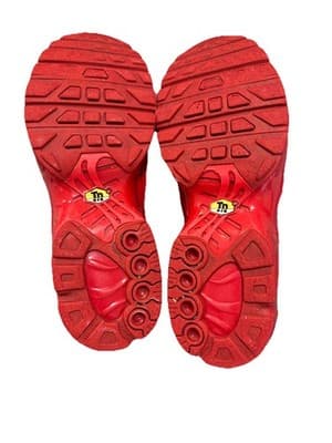 Nike Air Max Plus TN RED Athletic Shoes Sneakers Sz 7Y 655020-053 - Thumbnail 5