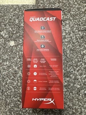 HyperX QuadCast USB Condenser Gaming Microphone For PC/ Mac/ PS5/ PS4 (4P5P6AA) - Thumbnail 2