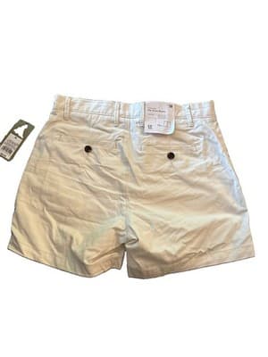 Goodfellow & Co The Every Wear Flat-Front Ivory Shorts Size 28 - New with Tags - Thumbnail 4