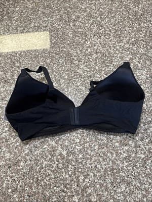New Auden Bra Size XXL 38DDD 40DD 42D Black WireFree Comfort Bra - NEW with TAGS - Thumbnail 4