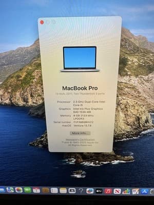 Apple Bundle | MacBook Pro 13" | 2017 | i5-7360U | 8GB | 128 GB SSD | Case - Thumbnail 3