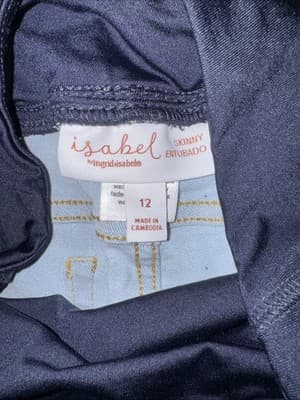 Isabel Maternity Size 12 - Jeans Light Blue - New with Tags - Thumbnail 3