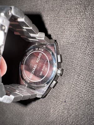 Michael Kors Channing Men's Chronograph Dial Silver Stainless Steel Watch - Thumbnail 3