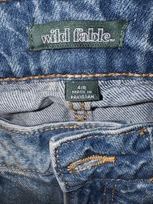 Wild Fable - Wide Leg Denim Jeans - Womens Size 4 - 27in Waist - New - Thumbnail 3