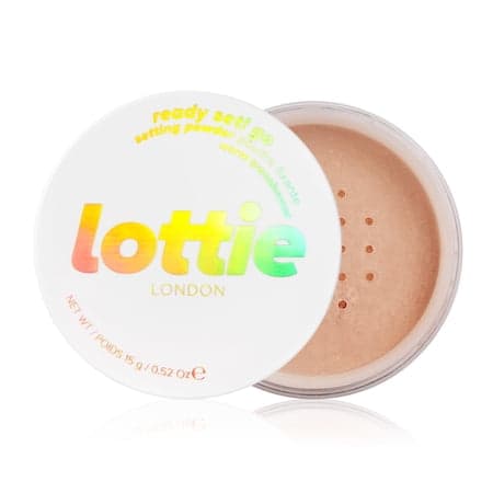 Lottie London Ready Set! Go Lightweight Makeup Setting Powder  100% Vegan  Warm Translucent - Thumbnail 2