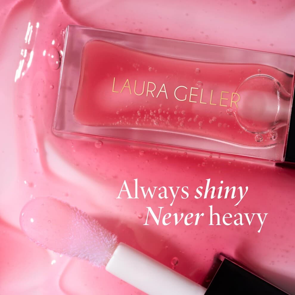 Fine Shine Glossy Lip Oil in sweet pink - Thumbnail 3