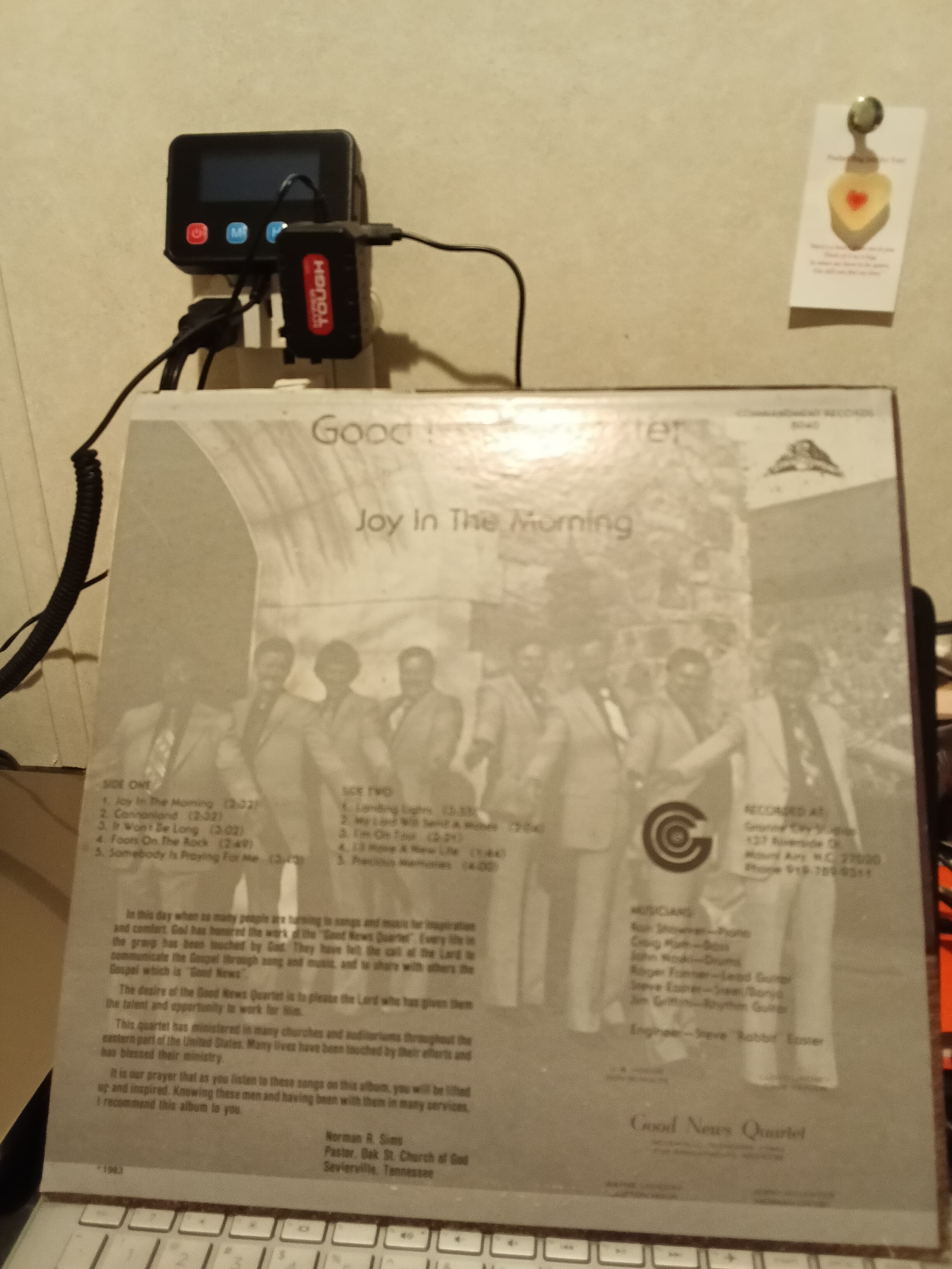 Good News Quartet Joy In The Morning Vinyl Record - Thumbnail 2