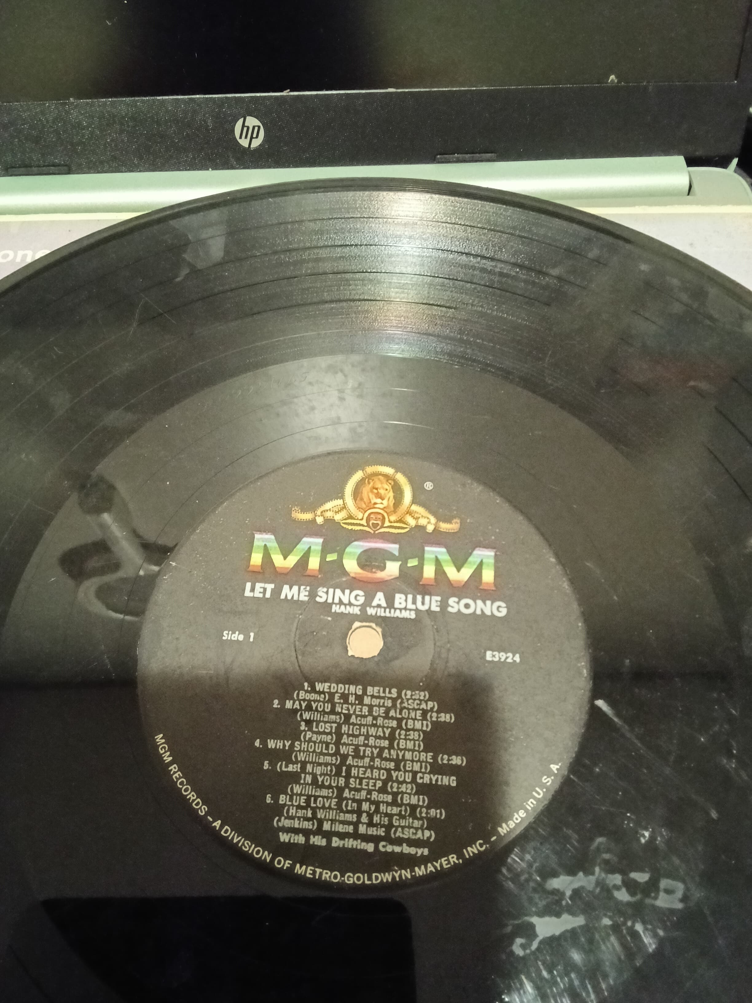 Set of 2 MGM Records Hank Williams Vinyl Albums - Thumbnail 6