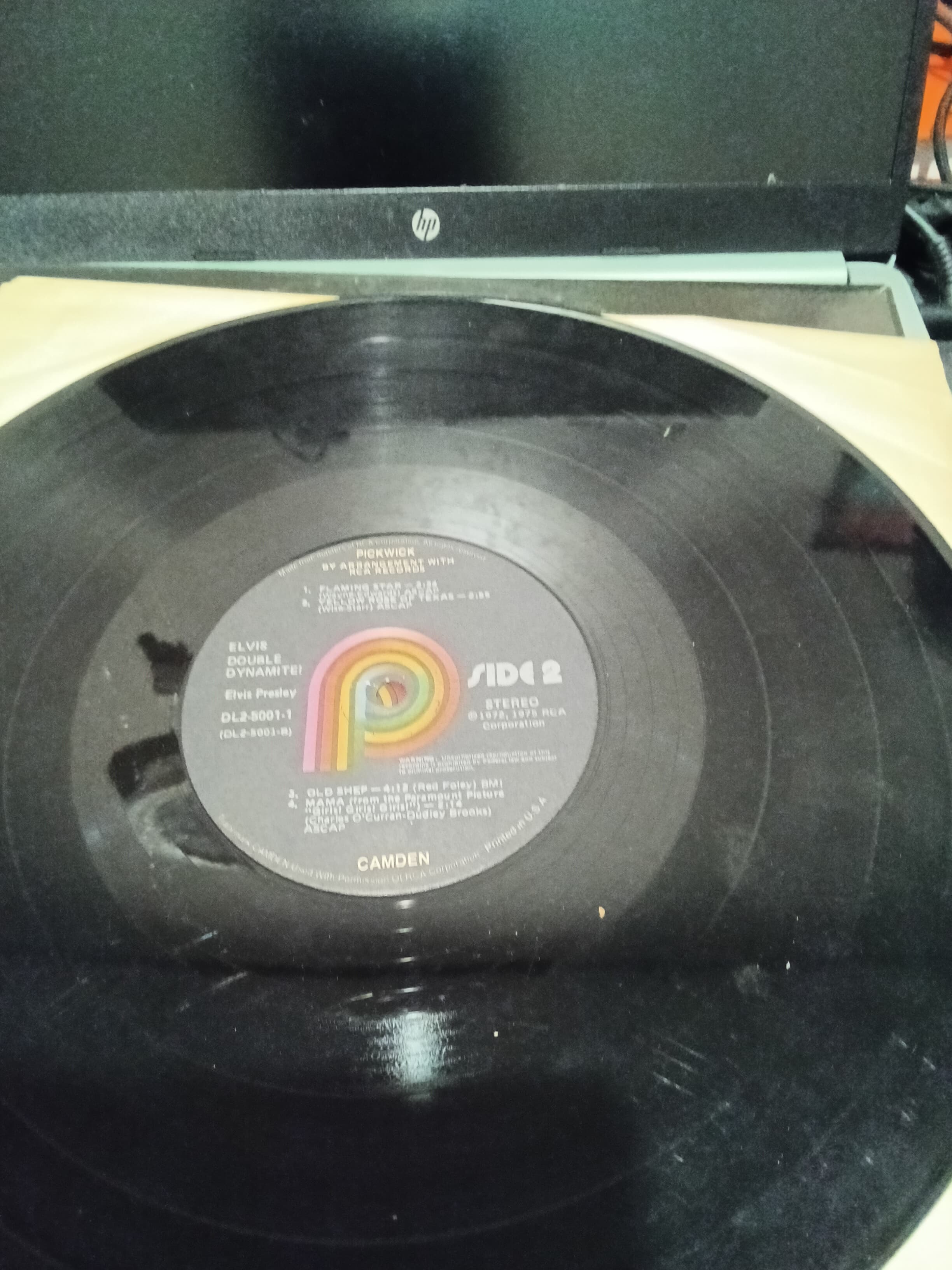 Elvis Presley Double Dynamite Vinyl Record LP - Thumbnail 4