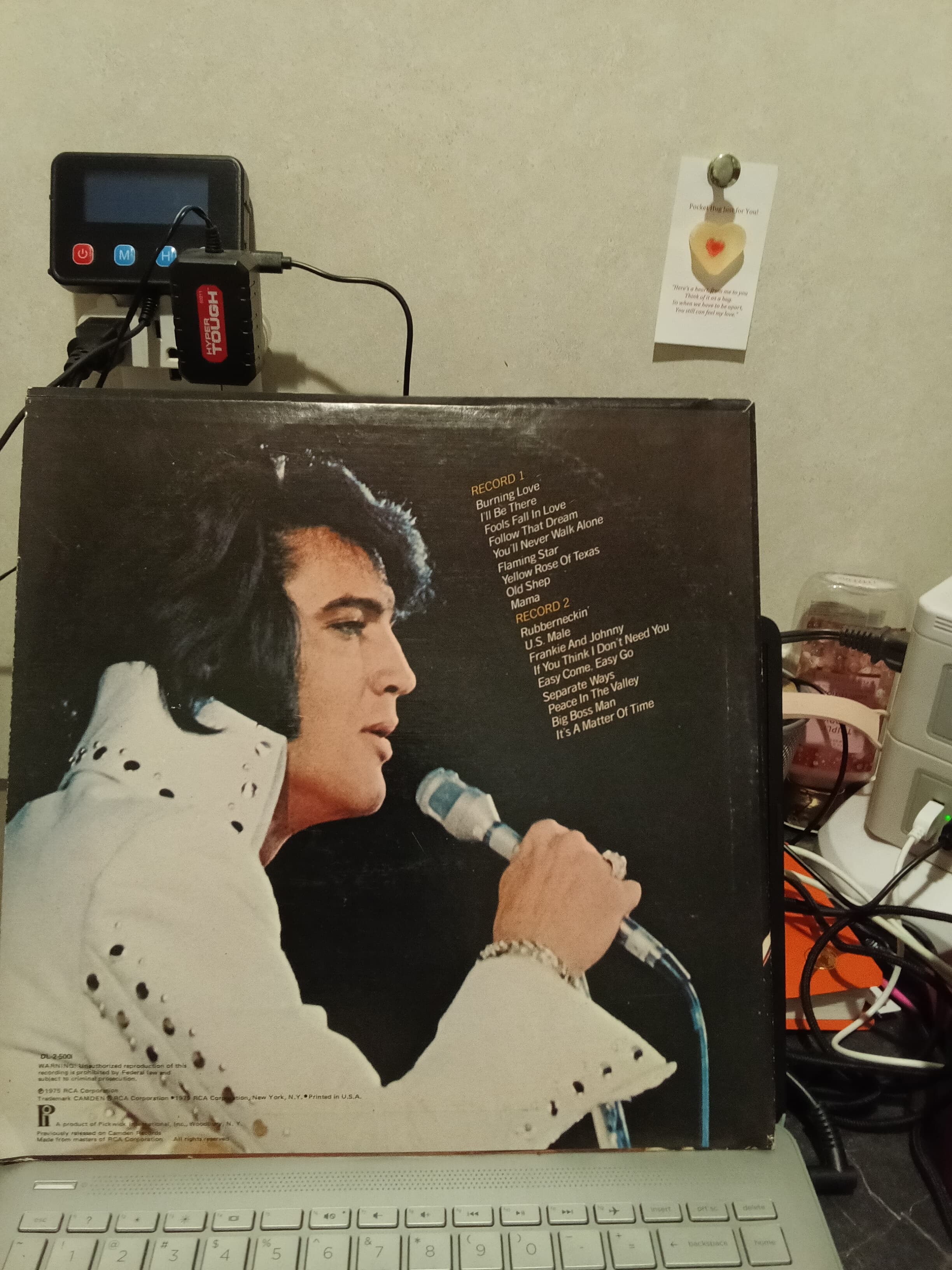 Elvis Presley Double Dynamite Vinyl Record LP - Thumbnail 3