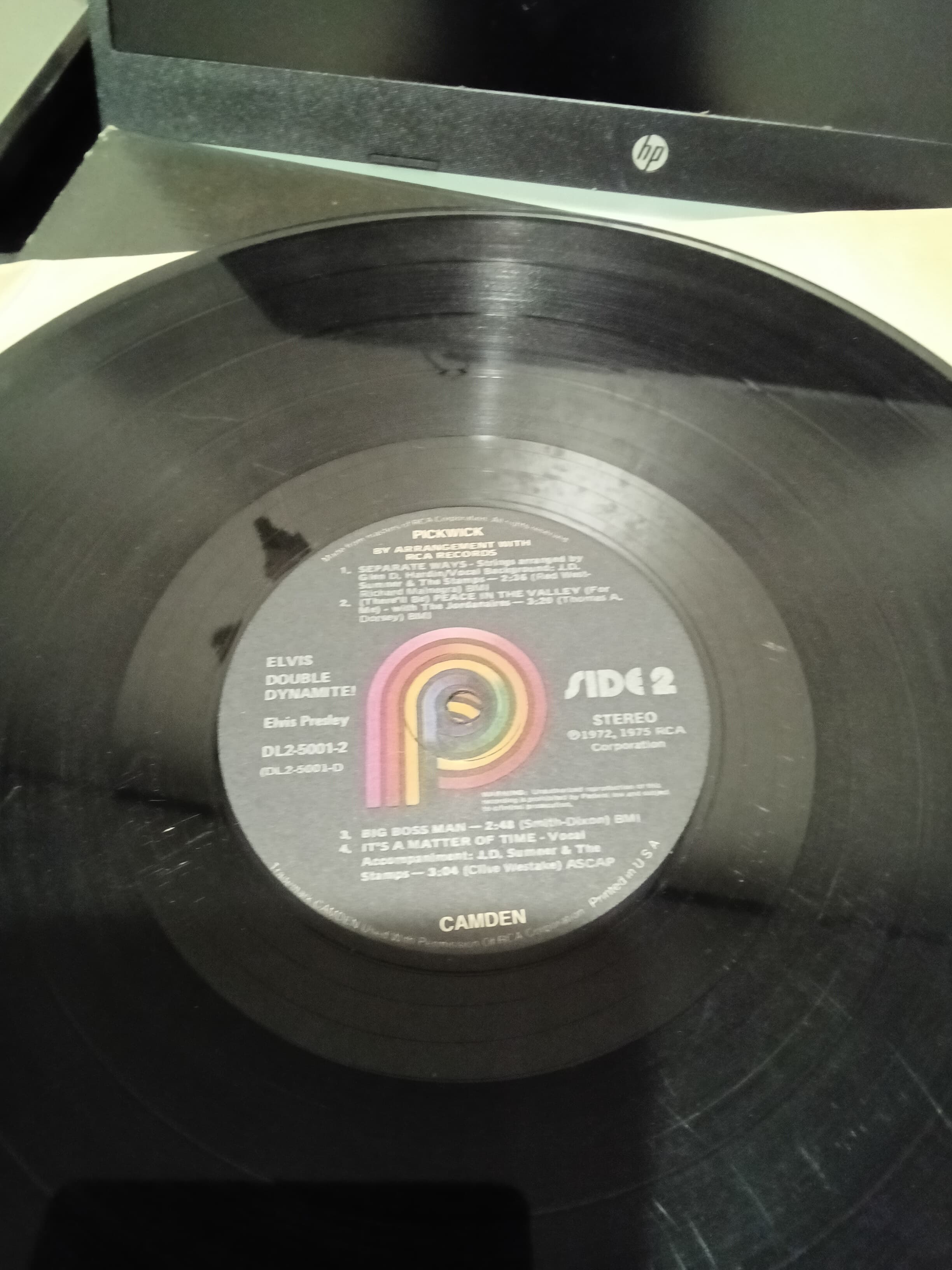Elvis Presley Double Dynamite Vinyl Record LP - Thumbnail 5