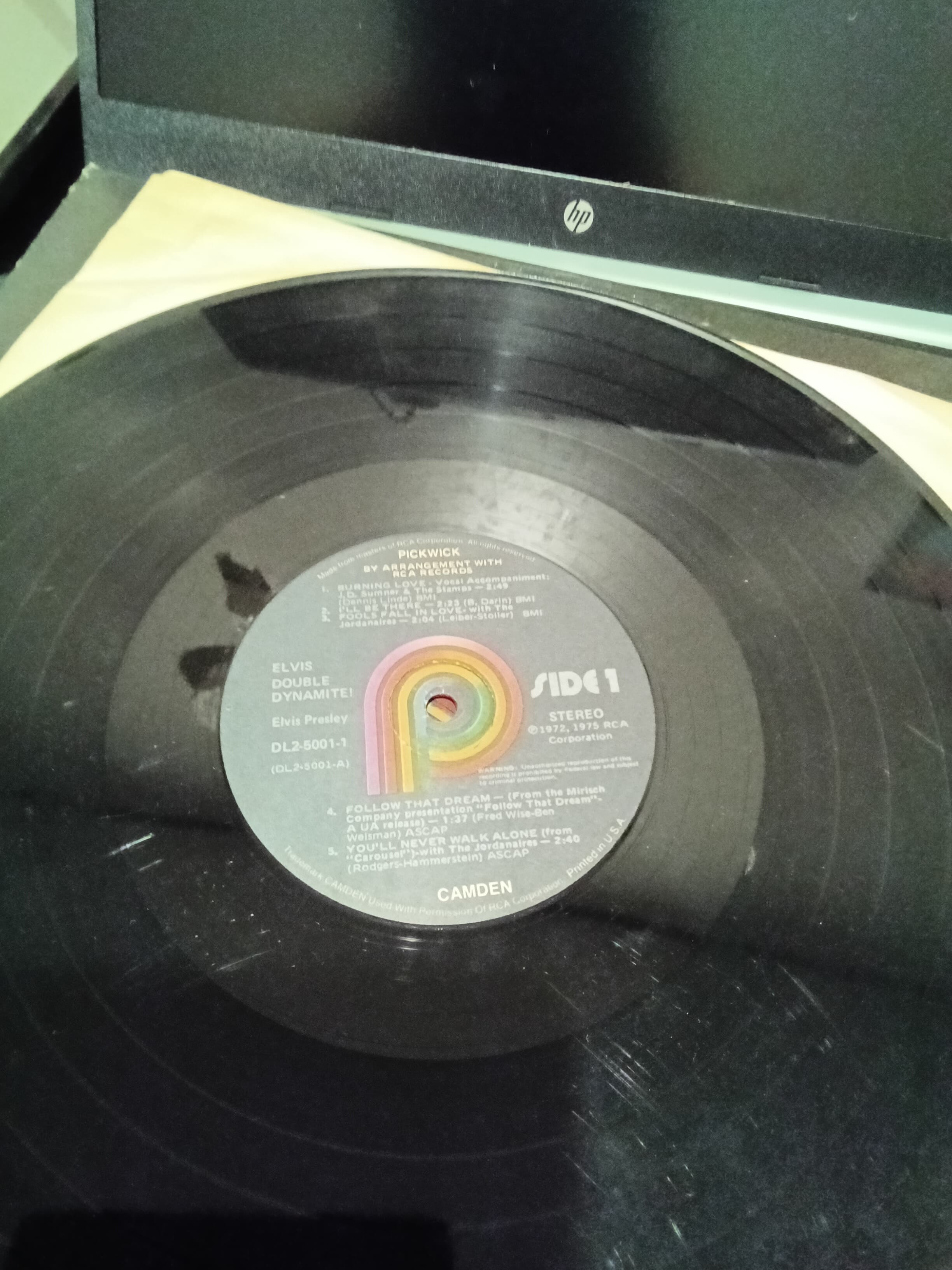 Elvis Presley Double Dynamite Vinyl Record LP - Thumbnail 6