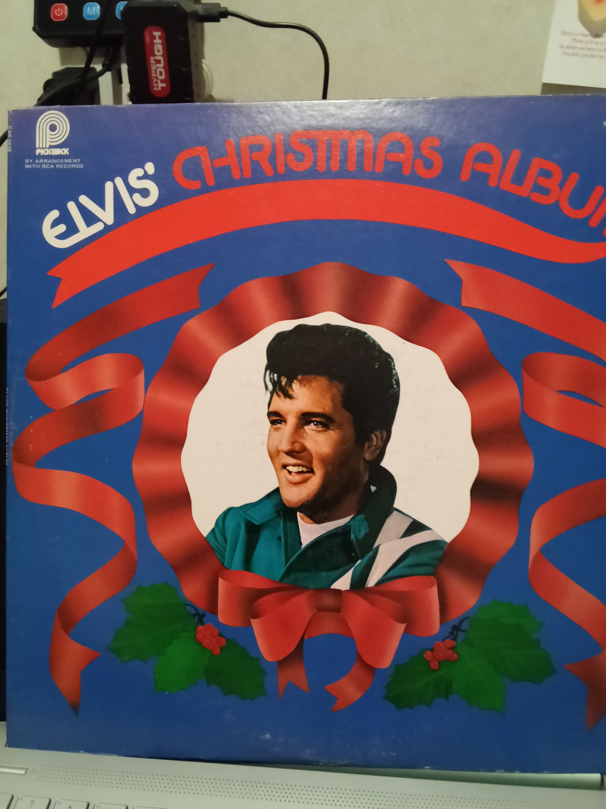 Elvis Christmas Album Vinyl Record by Pickwick