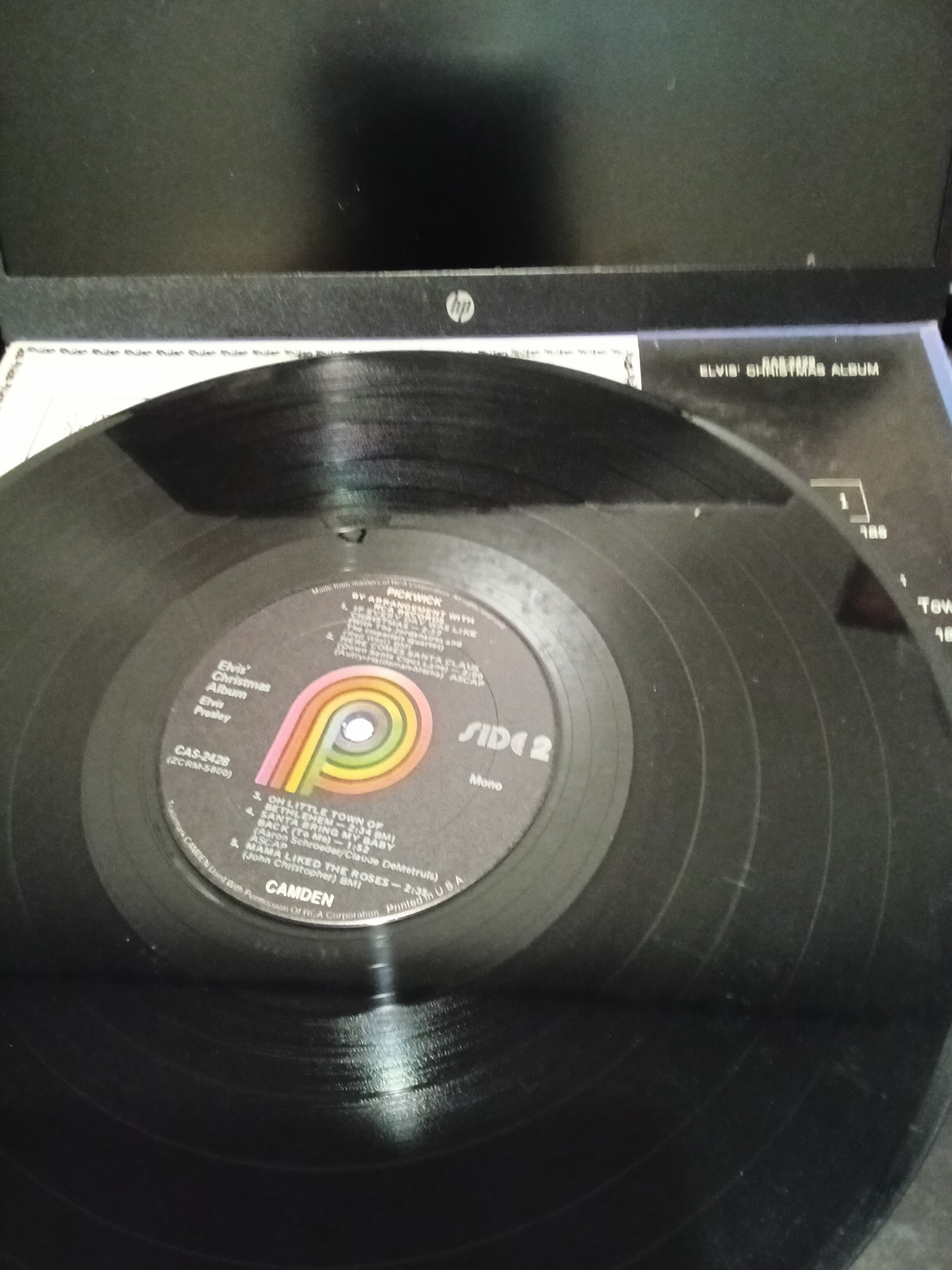 Elvis Christmas Album Vinyl Record by Pickwick - Thumbnail 3