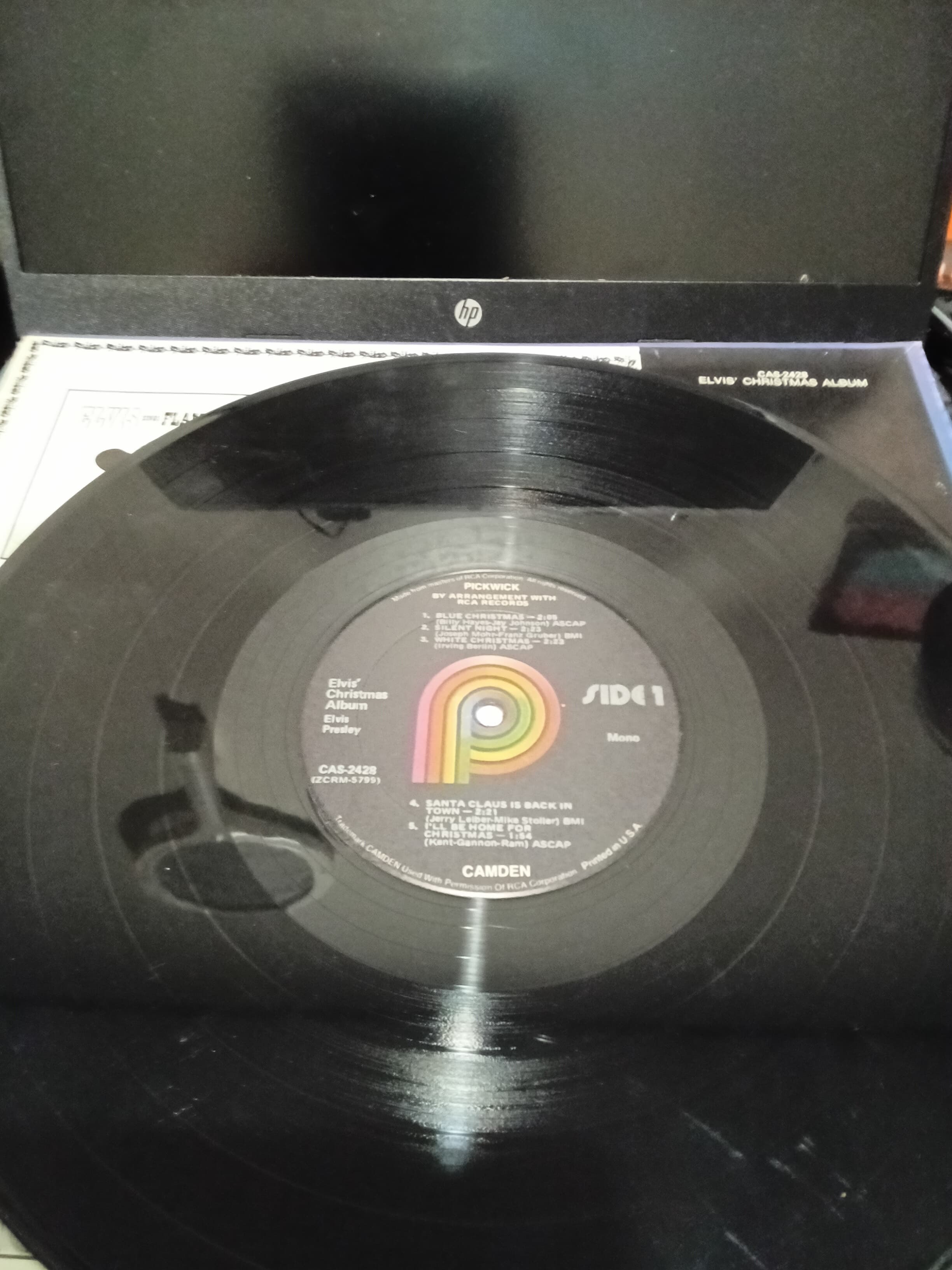 Elvis Christmas Album Vinyl Record by Pickwick - Thumbnail 4