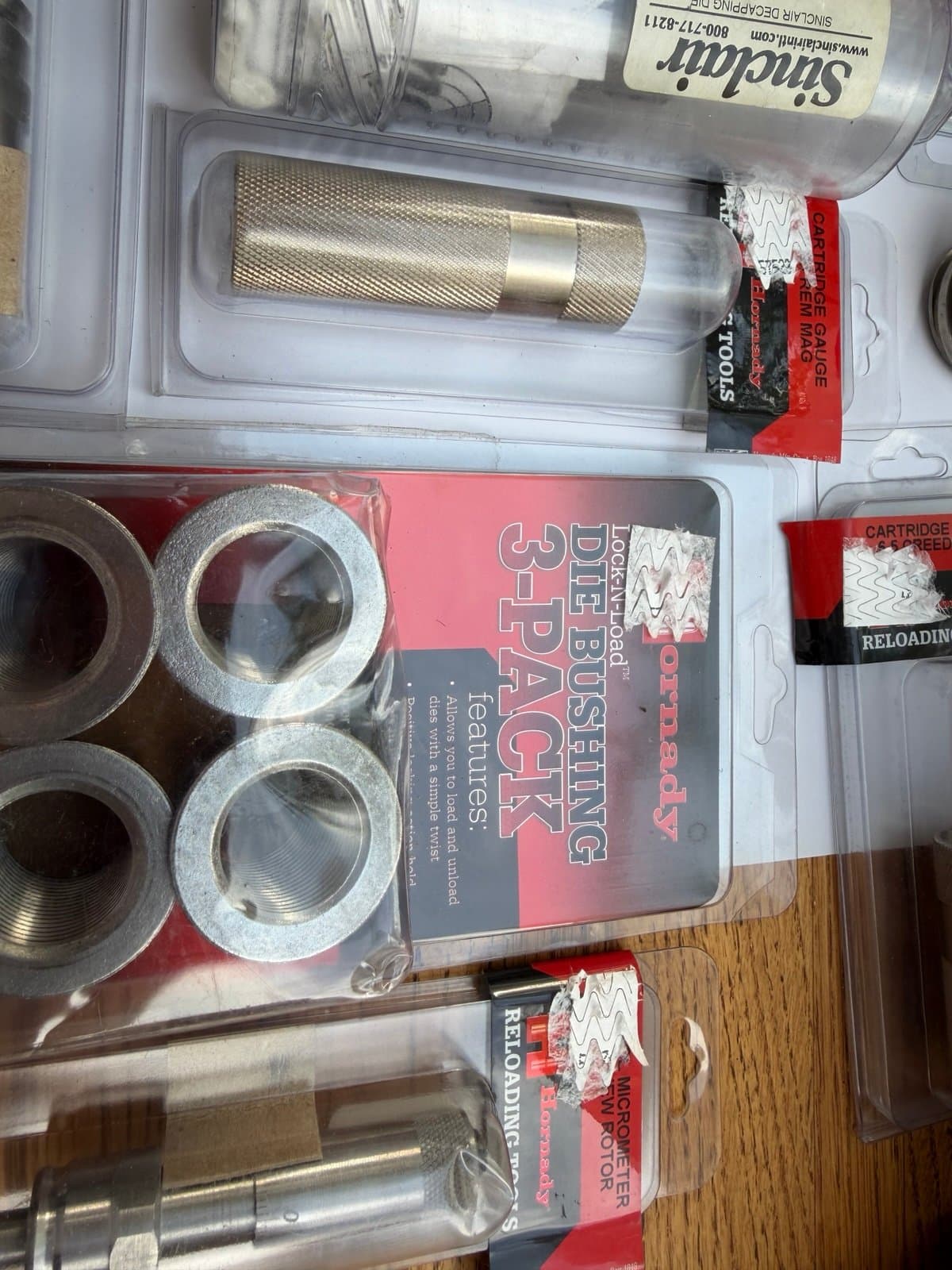Lot of 14 Hornady and Lyman reloading tools die brushing Sinclair - Thumbnail 3