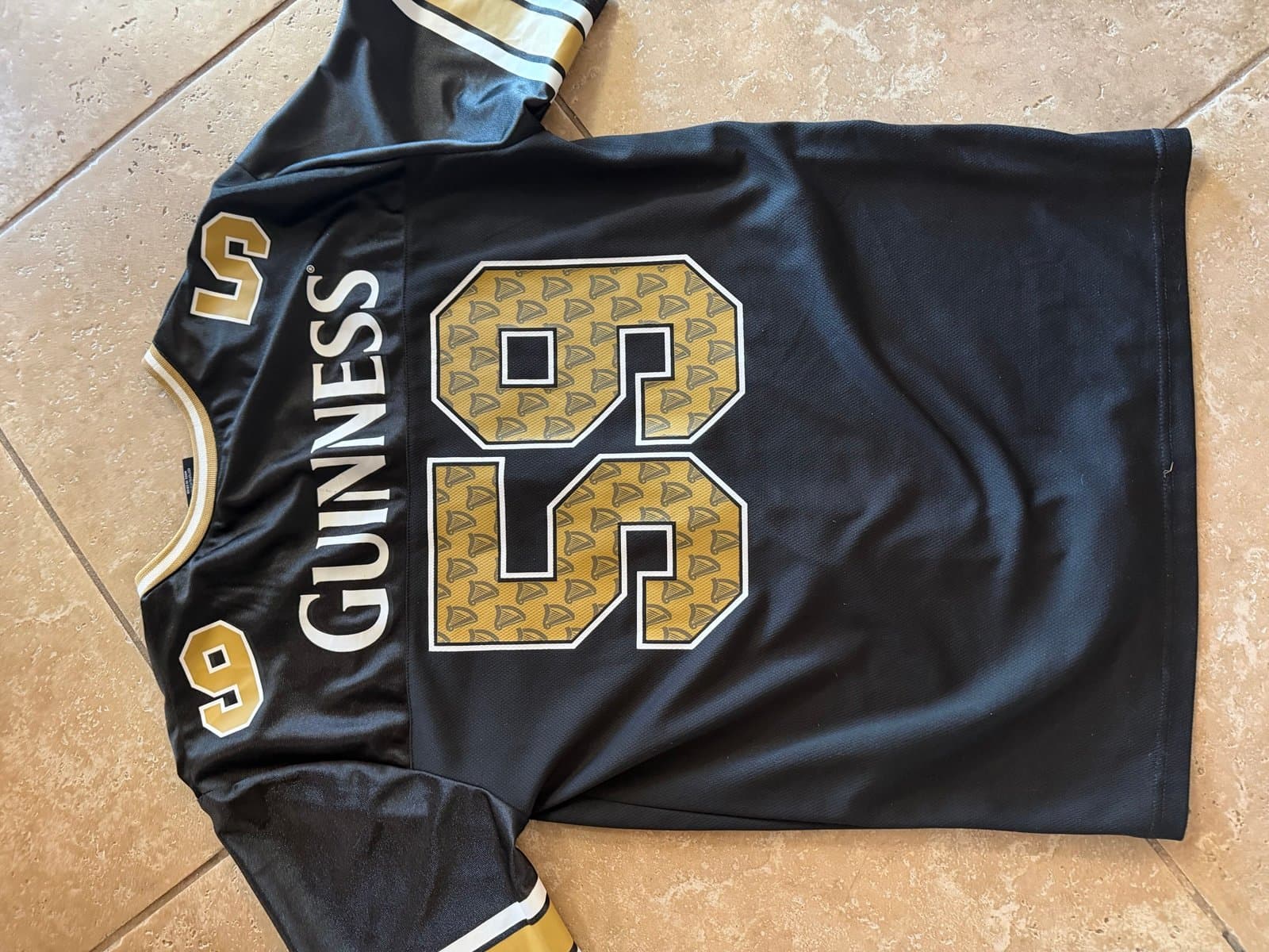 Men's Guinness Football Sports Jersey Size Large - Thumbnail 2