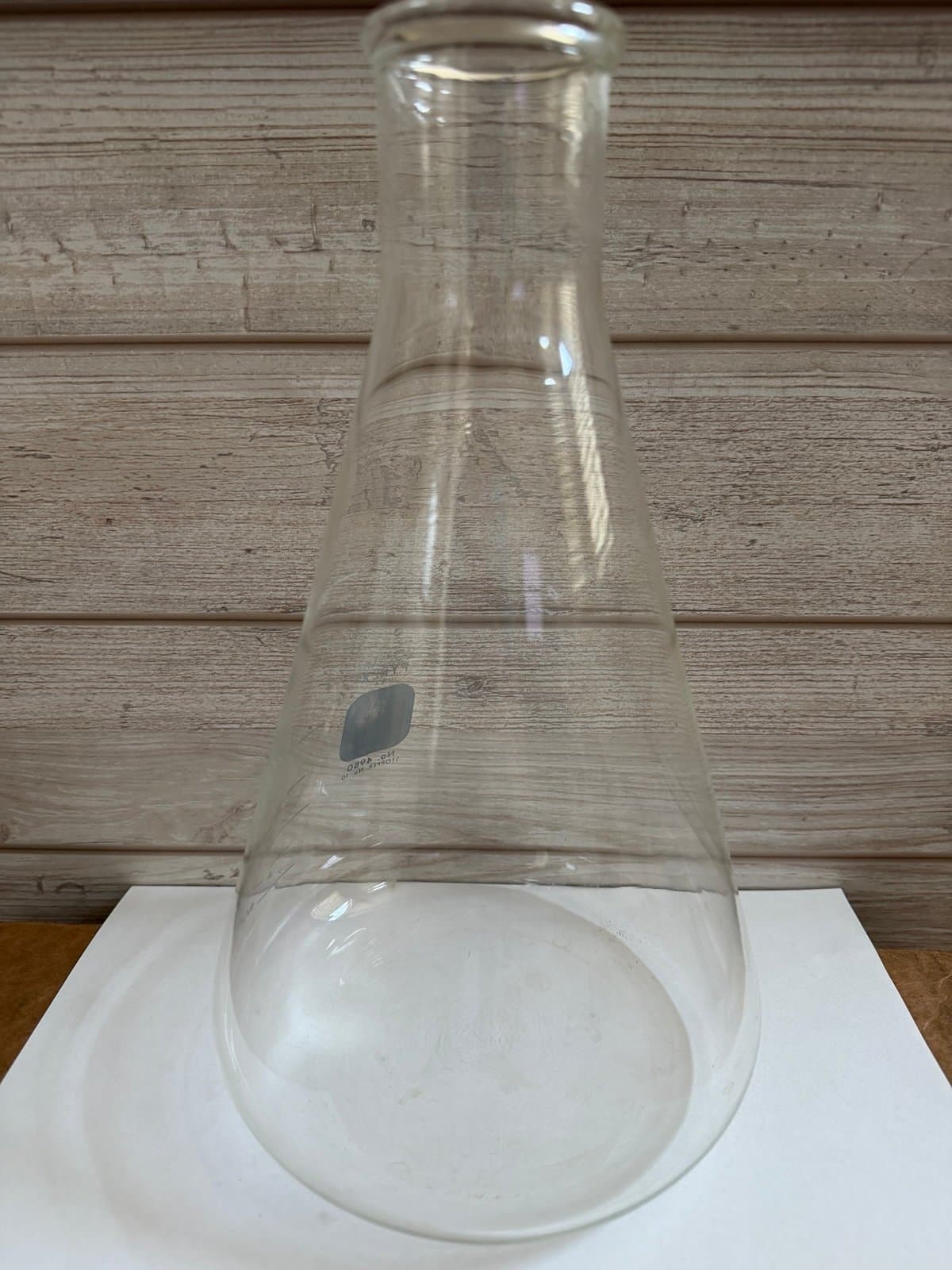 Pyrex 2000 mL Erlenmeyer Flask Beaker No 4980 Stopper no 10 - Thumbnail 3