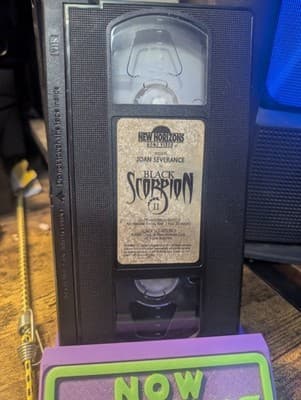 Black Scorpion 2 VHS Rare Dual-Cover Advance Screener Roger Corman B-Movie - Thumbnail 3