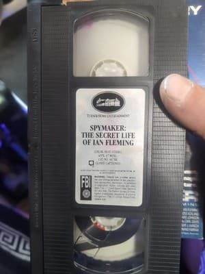 Spymaker The Secret Life Of Ian Fleming VHS Tape Jason Connery Ex Rental 1990 - Thumbnail 3