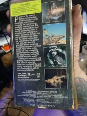DARK AGE VHS video tape Horror TESTED 80s Crocodile Hunter Australia 1987 - Thumbnail 4