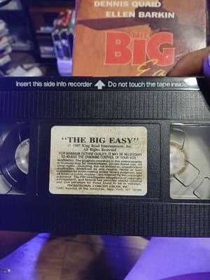 The Big Easy - 1987 VHS - Ellen Barkin Dennis Quaid - Thumbnail 2