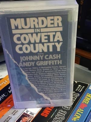 Murder in Coweta County Vhs 1987 Johnny Cash Andy Griffith - Thumbnail 2