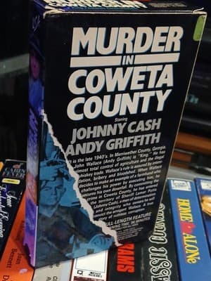Murder in Coweta County Vhs 1987 Johnny Cash Andy Griffith - Thumbnail 5