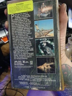DARK AGE VHS video tape Horror TESTED 80s Crocodile Hunter Australia 1987 - Thumbnail 5