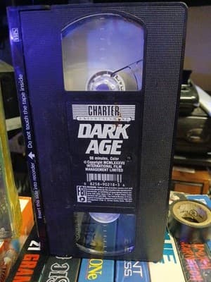 DARK AGE VHS video tape Horror TESTED 80s Crocodile Hunter Australia 1987 - Thumbnail 3