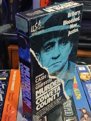 Murder in Coweta County Vhs 1987 Johnny Cash Andy Griffith - Thumbnail 3