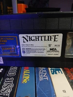 Nightlife (VHS, 1990) EX BLOCKBUSTER COPY - Thumbnail 3