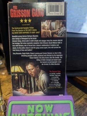 The Grissom Gang VHS Anchor Bay Robert Aldrich 1971 Cult Crime Thriller - Thumbnail 2
