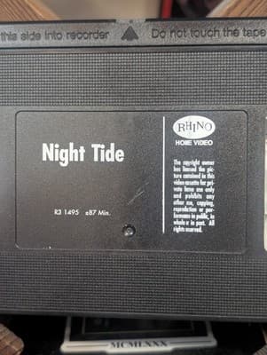 1963 Night Tide (VHS, 1996) Dennis Hopper Sci-Fi Era Horror - Thumbnail 4
