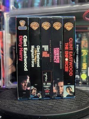 The Complete Dirty Harry Video Collection Clint Eastwood 5 VHS Tapes - Thumbnail 2