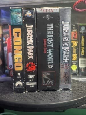 Michael Creighton VHS Lot Congo, Jurassic Park, Lost World S.E. And J.P. 3 - Thumbnail 2