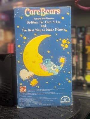Care Bears Bedtime For Care A Lot The Best Way To Make Friends VHS Video Tape - Thumbnail 3