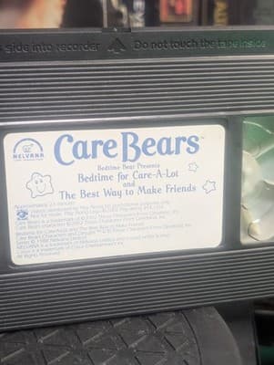 Care Bears Bedtime For Care A Lot The Best Way To Make Friends VHS Video Tape - Thumbnail 2