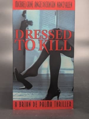 Dressed to Kill VHS, 2001 Brian De Palma, Fully Tested - Thumbnail 3