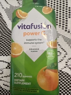 Vitafusion Gummy Vitamins Power C, 282mg, 210 Count, EXP07/2026,New Sealed - Thumbnail 5