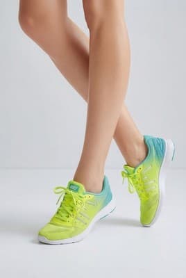 Nike Lunarstelos running shoes in yellow/turquoise colorway, model 844736-700 - Thumbnail 9