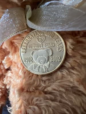 Ty Beanie Baby "Teddy" Golden Brown Teddy 🧸 Celebrating 100 Years 2002 with tag - Thumbnail 4